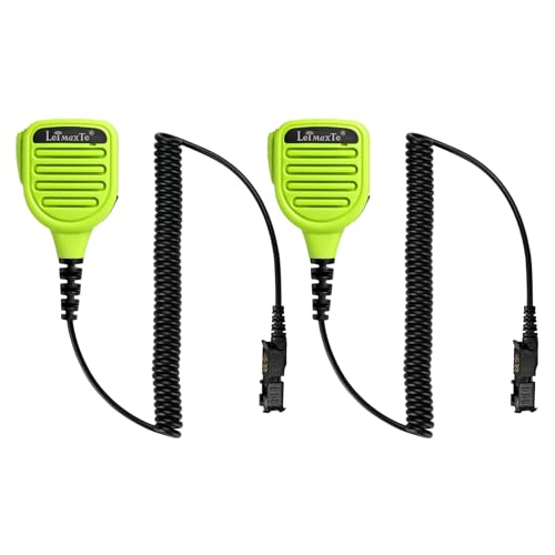 LEIMAXTE Radio Mic for Motorola XPR 3500e 3300e 3500 3300 XPR3500e XPR3300e XPR3500 XPR3300 Walkie Talkie - High Strength Waterproof Clear Sound Shoulder Microphone