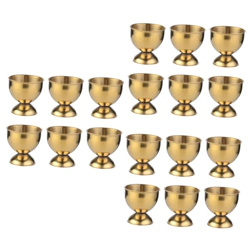 Ciieeo 3sets Egg Holders for Table Creative Boiled Egg Cups Set for Breakfast 6pcs*3