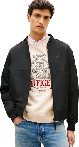 Tommy Hilfiger Bomber Mw0Mw39199 pour homme, noir, XL