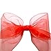 Morex Ribbon Wired 2-1/2-Inch Chiffon Ribbon with 20-Yard Spool, Red