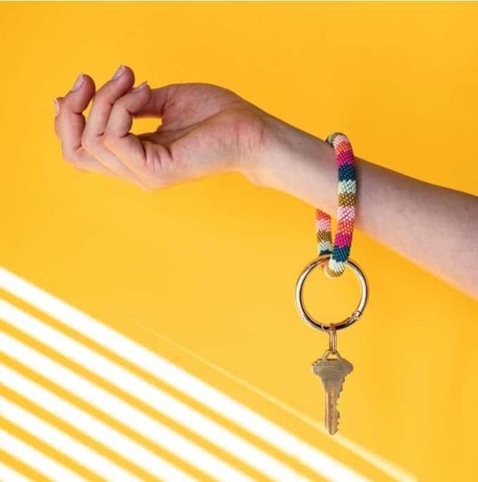 INK + ALLOY Key Ring Bracelet for Women, Chloe Beaded Keychain Wristlet, Handmade Jewelry for the Modern Bohemian2