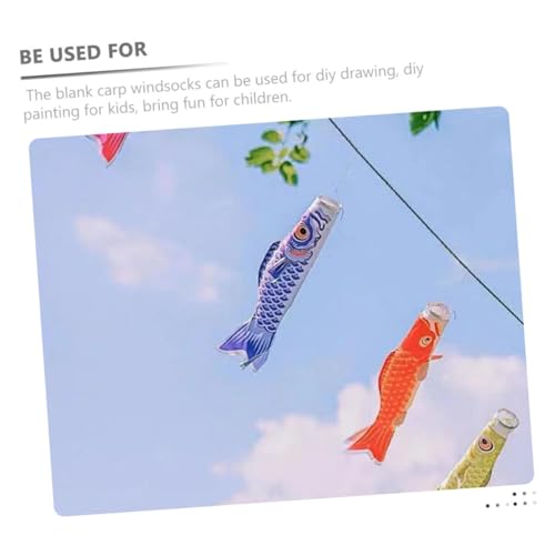 Koinobori Japonés DIY Pack de 3 Mangas de Viento de 25 45 y 70 Cm para Decoración Exterior 4