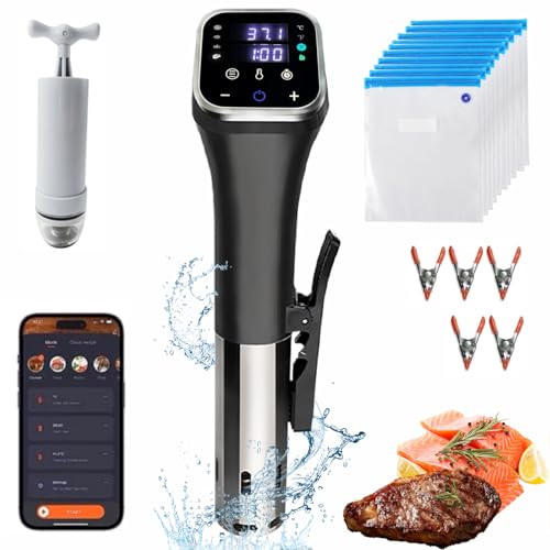 Máquina Sous Vide 1100 W con Wi-Fi y App
