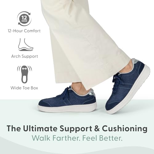 Orthofeet Women's Orthopedic Leather Stroll Casual Shoe2