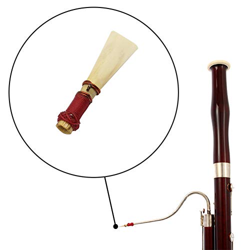 BEESCLOVER Bassoon Reed Medium Strength Bassoon Reed with Case Bassoon Parts & Accessories