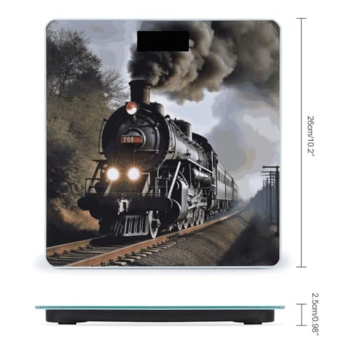 Báscula digital de baño de vidrio templado 10.2 pulgadas miniatura 2