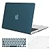 MOSISO Plastic Hard Shell Case & Keyboard Cover & Screen Protector Only Compatible with MacBook Air 13 inch (Models: A1369 & A1466, Older Version 2010-2017 Release), Deep Teal