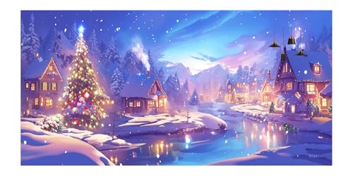 Diamond Painting d'Hiver kit complet activité manuelle cadeau - 2