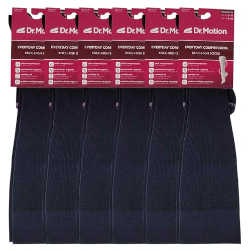 Image of Women's Compression Socks Therapeutic Graduated (Pack of 6 Pairs)