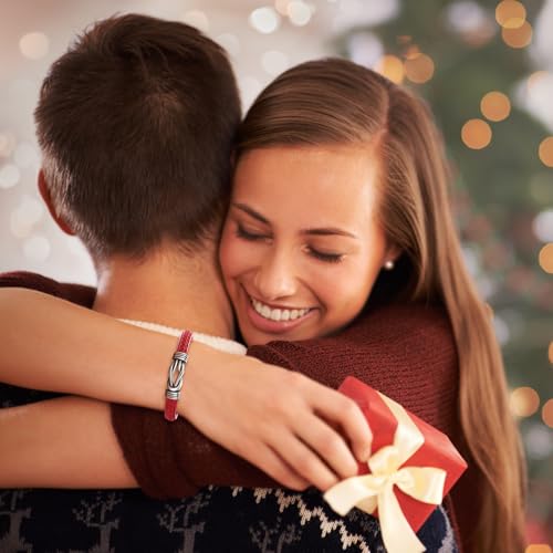 FYUKISS-Forever-Linked-Together-Leather-Bracelet-for-Daughter-Granddaughter-Wife-Mom-Niece-Birthday-Christmas-Mothers-Day-Gifts-for-Her