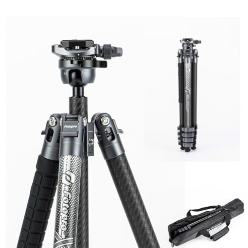 Amazon | Fotopro X-AIRFLY カーボンファイバー三脚 63インチ 25mm管径