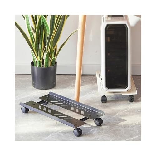 Soporte móvil ajustable para torre de computadora, soporte para CPU con ruedas giratorias, soporte para chasis de PC para juegos u oficina en casa (blanco) miniatura 5
