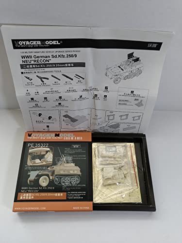 Détails Sd.Kfz.250/9 NEU RECON pour corriger et affiner la maquette Dragon 6425