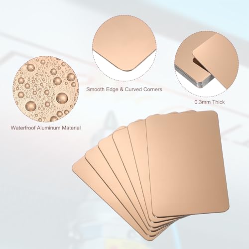 Tarjetas de metal para grabado láser y proyectos creativos de regalos DIY 3