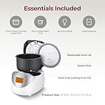 CUCKOO Micom Rice Cooker 6 Cup Uncooked / 12 Cup Cooked, Korean Fuzzy Logic Rice Cooker with Delay Timer & Keep Warm Setting, Versatile Food Steamer with Non-Stick Inner Pot, Silver (CR-0632F) - Image 2