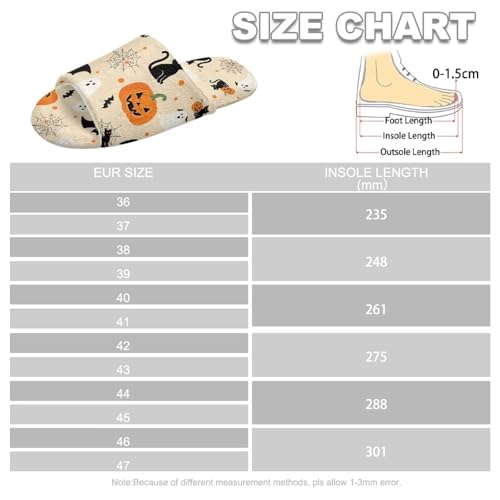 Flannel Indoor House Slippers for Men Women​ Warm Soft Home Open Toe Shoes for Fall Winter Daily Use3