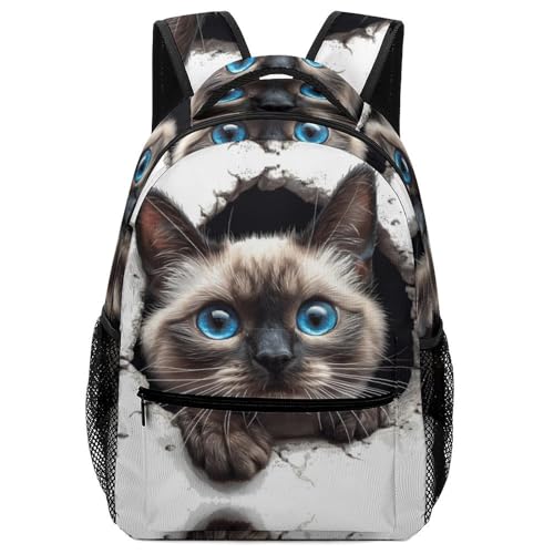 Sac à dos pour garçon chat siamois un compagnon tendre pour une rentrée sereine