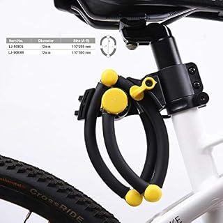 LJ LihJaw Foldable Bicycle Lock,Folding Bike Locking,fold up Bike Lock,Portable Bike Lock,Collapsible Bike