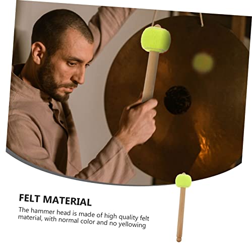 Baquetas de madera con cabeza de fieltro y mango antideslizante miniatura 5