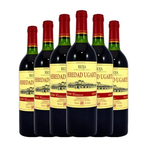 Heredad de Ugarte Rioja Crianza 75 cl – Caja de 6 Botellas de Vino Tinto Coleccionista Heredad de Ugarte Rioja Crianza 75 cl – Caja de 6 Botellas de Vino Tinto Coleccionista