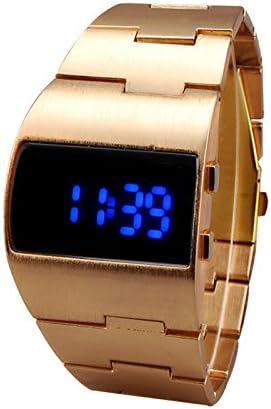 Wrist Watch Men LED Watch Stainless Steel Digital Military Waterproof Watches Business Wristwatches Clock Fashion 3 Colors