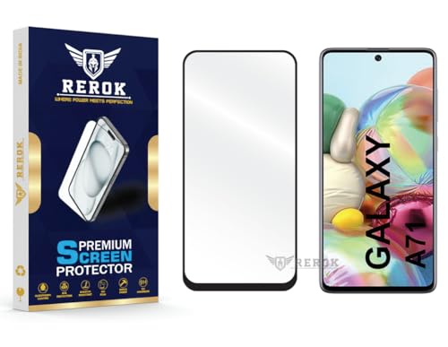 Image of Gorilla Tempered Glass Screen Protector Compatible with Samsung Galaxy A71 [Pack of 1] | Edge-to-Edge, Bubble-Free, Case Friendly, Easy Installation Kit