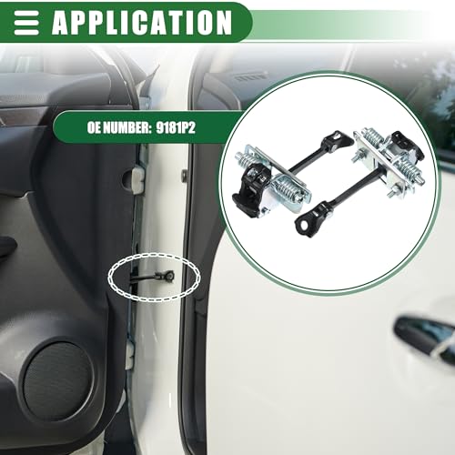 Sangle de vérification de porte évite l'ouverture excessive Berlingo III métal 9181P2
