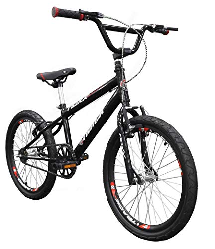 Bicicleta Aro 20 Noxx Preta Rodas Aero Cross BMX Track Bikes
