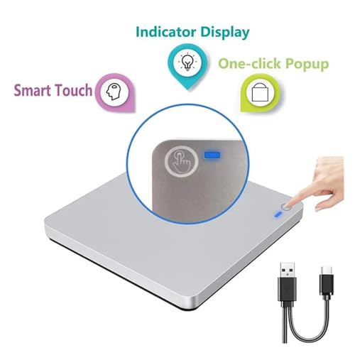 Lecteur Blu-Ray externe 3D USB 3.0 et Type-C pour PC et Mac - 3