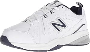 New Balance Men's 608 V5 Cross Trainer, White/Navy, 9.5 UK