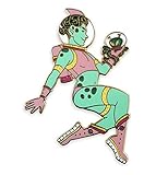 Pinsanity Green Alien Pin Up Boy Enamel Lapel Pin