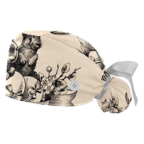 Casquettes de travail respirantes JDEZ anti-transpiration avec élastique lot de 2