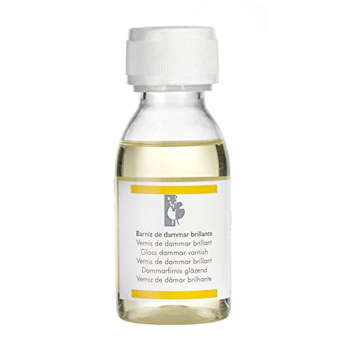 Lienzos Levante Barniz de Dammar Brillante, Botella de 100 ml