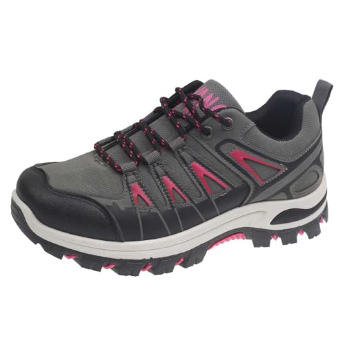 Zapatillas Mujer Moda 2025 Zapatos de Caminar CóModos Confort Outdoor Fitness Cordones Puntera Y Talonera Reforzadas Plataforma Ligeras