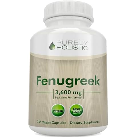 Purely Holistic Fenugreek Capsules 3600mg Cover
