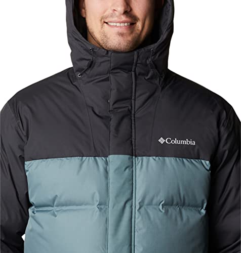 Columbia Parca masculina Grand Trek II, metal/tubarão, pequena