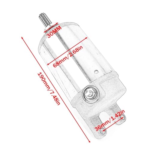 Motor de arranque para Suzuki Burgman 650 compatible con modelos AN650 de 2003 a 2016 2
