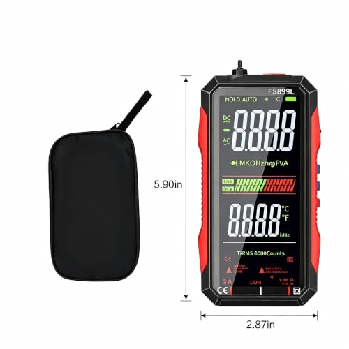 2026 Upgraded Rechargeable Digital Multimeter, FS899L USB-C Multimeter Set - Image 6