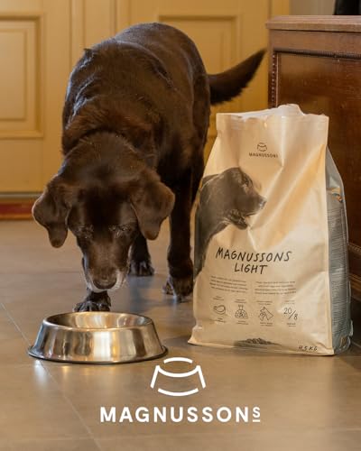 MAGNUSSONs Light (1 x 14kg) | Energiearmes Hundetrockenfutter für Erwachsene Hunde Aller Rassen | Alleinfuttermittel | Zur Erhaltung des optimalen Gewichts | Hoher Anteil an frischem Fleisch