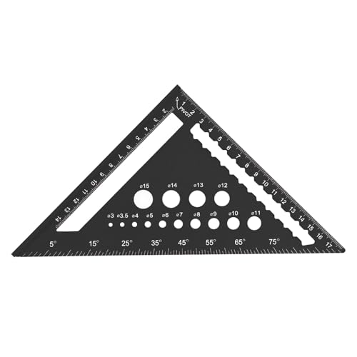 Regla para carpintería de 7 pulgadas Acouto miniatura 6