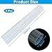 Piutouyar Round Clear Rigid Tubing Pipe,1.81 Inch (46 mm) ID x 2 Inch (50 mm) OD x 12 Inch (305 mm) Length Rigid Tubing Plastic Polycarbonate Tube