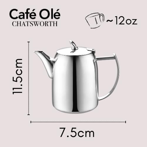 Cafetera Chatsworth acero inoxidable 18/10 con capacidad de 340ml 7