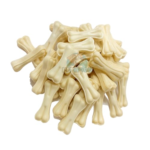 Image of Dog Chew Bone 3 inches - 1 Kg Pack, Young Dogs, Dog Treats, Chicken Flavor, Bones for Dogs