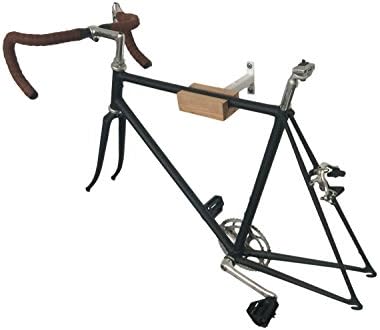 Wooden Bike Hanger Wall Bike Mount Minimalist Sleek Design Handcrafted in USA Bike Rack Made From Salvaged Wood (White Oak)