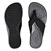 Clarks Women's Arla Glison Flip-Flop, black fabric, 8 Medium US