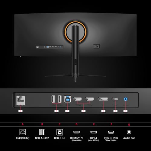 A close-up of the INNOCN monitor's built-in speaker grille