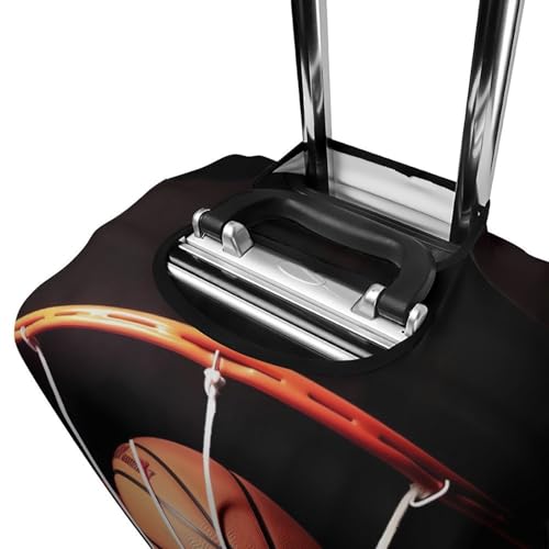 Basketball Luggage Cover, Washable Elastic Suitcase Cover Protector Fit 18-32 Inch Luggage 5