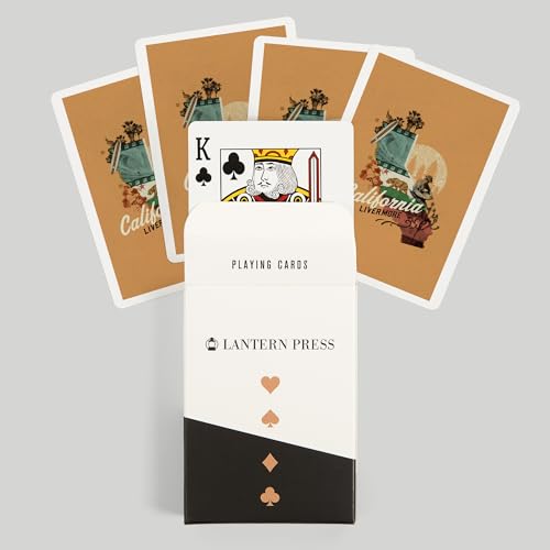 Baraja de Poker Livermore California, 52 naipes miniatura 6