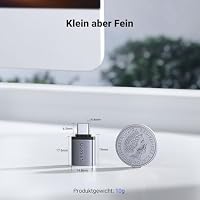 UGREEN 10Gbps USB C Adapter USB C auf USB OTG Adapter 2 Stück (Grau) – Ansicht 7