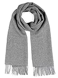 Inca Fashions - Luxurious 100% Royal Baby Alpaca Scarf - Ultimate Softness - for Men and Women (Grey)